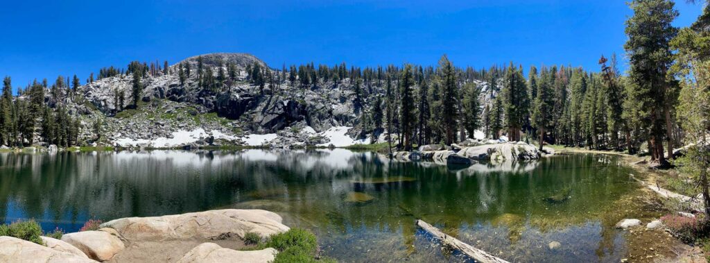 Heather Lake sits along the Lakes Trail in Sequoia National Park.