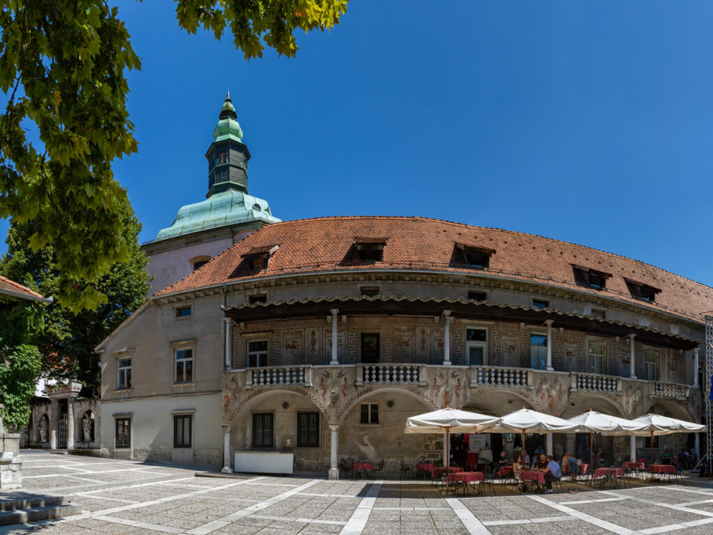 Križanke Outdoor Theatre in Ljubljana, Slovenia.