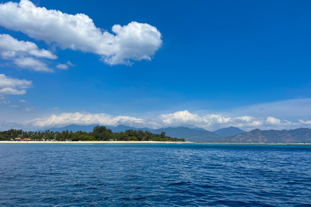 Indonesia's Gili Air is seen off the coast of Lombok.